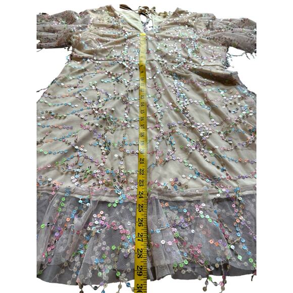 Southern Fried Chics Pink Sequined Dress - Size XXL - Picture 8 of 15